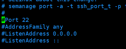 Linux 修改默认的22端口(SSH端口)
