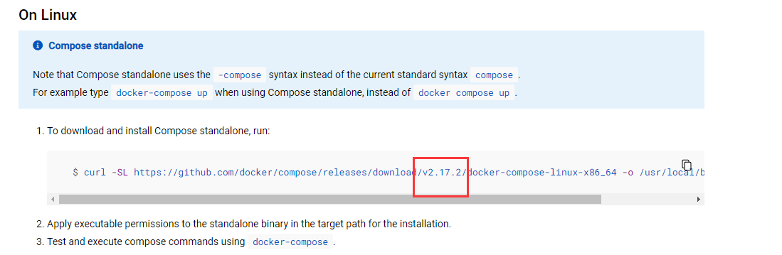 Linux Centos7.9安装docker-compose